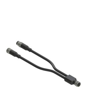 Pizzato VF CY201P0 M12 connector, Y-shaped, for series connections with 150 mm cable length