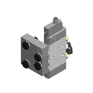 Dopag 1006944 Solenoid valve plate for plug 4 pole M8x1 Turkiye