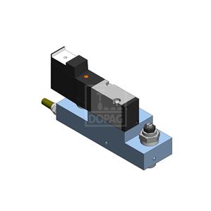 Dopag 1010904 Solenoid valve plate with industrial plug type CI Turkiye