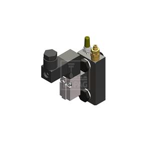 Dopag 450.10.03 Solenoid valve plate with industrial plug type CI Turkiye