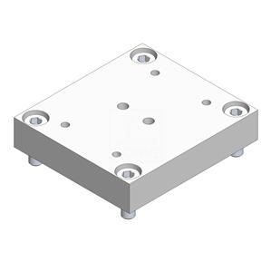Dopag 480.01.20 Adaptor plate M8 (72x84 mm) to M6 (40x70 mm) Turkiye