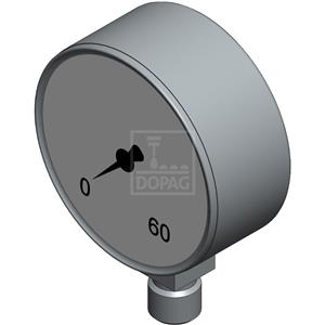 Dopag 28.10.007 Pressure gauge 0-60 bar stainless Turkiye