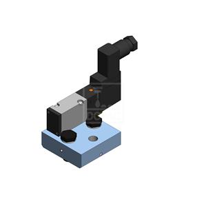Dopag 1010841 Solenoid valve plate with industrial plug type CI Turkiye