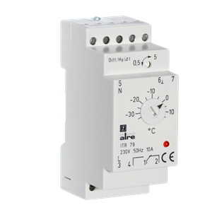 Alre ITR 79.402 Temperature controller for standard rail mounting, -35…+15…°C Turkiye