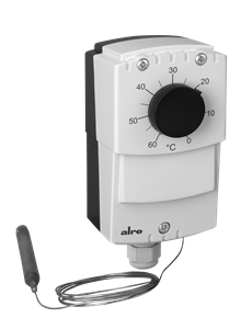 Alre JET-120 XG Capillary thermostat, wall mounting, 0…60…°C, adjustable hysteresis 220K, external setting, capillary length 45m Turkiye
