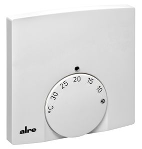 Alre KTRTB-251.108 Room thermostat, heating/cooling, surface-mounted super flat, 24V AC, silent (Triac) Turkiye