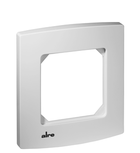 Alre JZ-090.900 alre frame “Berlin” for all flush-mounted devices with cover 50×50, pure white (RAL9010), gloss