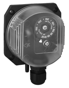 Alre JDW-5 Differential pressure switch, 30…500Pa, internal setting Turkiye
