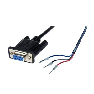 Seneca CS-DB9F-TIP-V VISUAL1, VISUAL2, VISUAL3 HMI serial cable RS485 ( DB9F / tips)