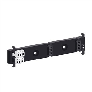 Seneca Z-PC-DINAL2-52.5 BUS terminal with head and two slots (1x 525mm, 1x 175mm width modules)