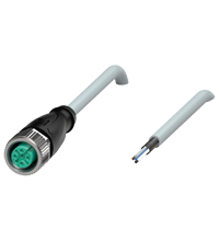 Pepperl+Fuchs V15-G-4M-PUR-ABG Female cordset single-ended M12 straight A-coded, 5-pin, PUR cable grey, shielded Turkiye