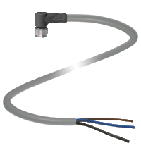 Pepperl+Fuchs V3-WM-5M-PVC-Y255262 Female cordset single-ended, M8, 3-pin, PVC cable