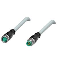 Pepperl+Fuchs V31-GM-1,6M-PUR-ABG-V31-GM Cordset M8 socket straight to M8 plug straight A-coded, 4-pin, PUR cable grey, shielded Turkiye