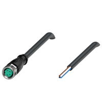 Pepperl+Fuchs V31-GM-BK10M-PVC-U Female cordset single-ended M8 straight A-coded, 4-pin, PVC cable black, UL approved