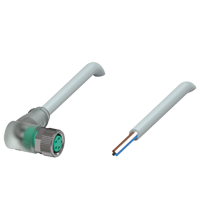 Pepperl+Fuchs V31-WM-A2-20M-PUR Female cordset single-ended M8 angled A-coded, LED 4-pin, PUR cable grey Turkiye