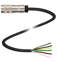 Pepperl+Fuchs 42306A-10M-05P-RVI50/78 Female cordset single-ended M16 straight 6-pin, PVC cable 5-core, shielded