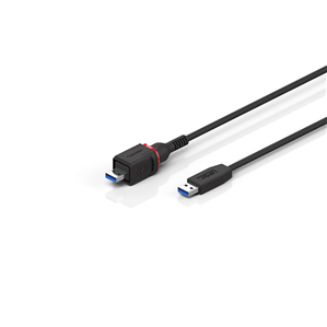 Beckhoff C9900-K986, -K987 USB cable, shielded, PVC, fixed installation, black Turkiye