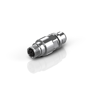 Beckhoff C9900-P942 Industrial Ethernet/EtherCAT G/G10 adapter and CP-Link 4 flange feed-through, shielded, metal