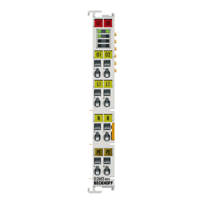 Beckhoff EL2602-0010 EtherCAT Terminal, 2-channel relay output, 230 V AC, 30 V DC, 5 A, contact-protecting switching Turkiye
