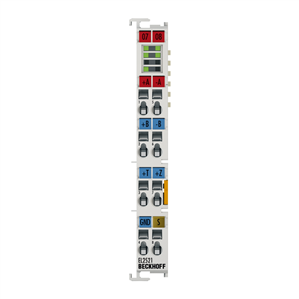 Beckhoff EL2521 EtherCAT Terminal, 1-channel pulse train output, incr enc simulation, RS422, 50 mA