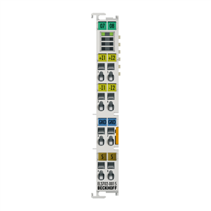 Beckhoff EL3702-0015 EtherCAT Terminal, 2-channel analog input, voltage, ±150 mV, 16 bit, oversampling Turkiye