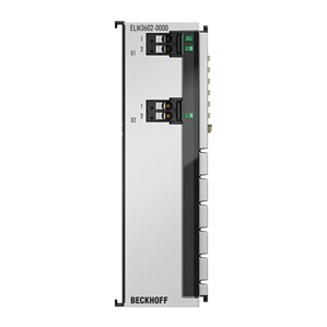 Beckhoff ELM3602-0000 EtherCAT Terminal, 2-channel analog input, IEPE/accelerometer, 24 bit, 50 ksps