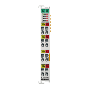 Beckhoff EL3314-0002 EtherCAT Terminal, 4-channel analog input, temperature, thermocouple, 24 bit, electrically isolated Turkiye