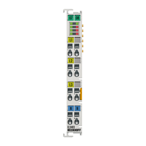 Beckhoff EL3483 EtherCAT Terminal, 3-channel analog input, mains monitor, 480 V AC, 24 bit