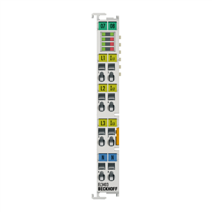 Beckhoff EL3403 EtherCAT Terminal, 3-channel analog input, power measurement, 500 V AC, 1 A, 16 bit Turkiye