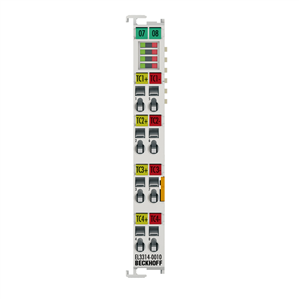 Beckhoff EL3314-0010 EtherCAT Terminal, 4-channel analog input, temperature, thermocouple, 24 bit, high-precision