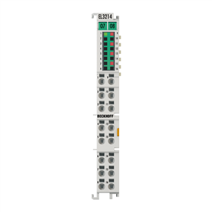 Beckhoff EL3214 EtherCAT Terminal, 4-channel analog input, temperature, RTD (Pt100), 16 bit, 3-wire connection