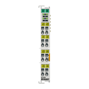 Beckhoff EL3104 EtherCAT Terminal, 4-channel analog input, voltage, ±10 V, 16 bit, differential
