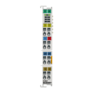Beckhoff EL3062 EtherCAT Terminal, 2-channel analog input, voltage, 0…10 V, 12 bit, single-ended Turkiye