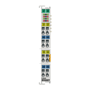 Beckhoff EL3044 EtherCAT Terminal, 4-channel analog input, current, 0…20 mA, 12 bit, single-ended