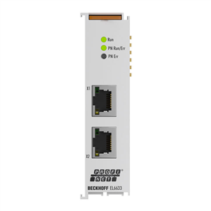 Beckhoff EL6633 EtherCAT Terminal, 2-port communication interface, PROFINET RT, controller/i-device Turkiye