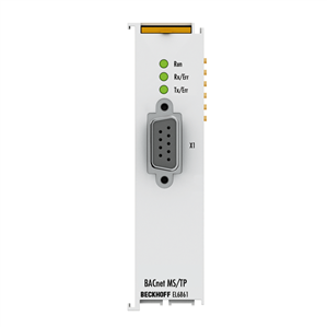 Beckhoff EL6861 EtherCAT Terminal, 1-channel communication interface, BACnet-MS/TP, RS485, D-sub