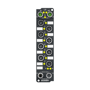 Beckhoff EP1098-0001 EtherCAT Box, 8-channel digital input, 24 V DC, 10 µs, ground switching, M8