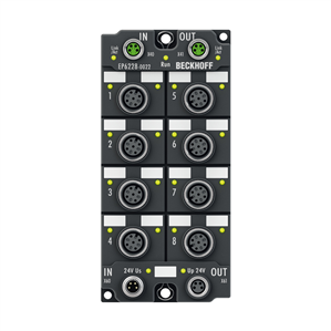 Beckhoff EP6228-0022 EtherCAT Box, 8-channel communication interface, IO-Link, master, Class A, M12 Turkiye