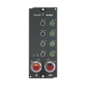 Beckhoff EP9224-2037 EtherCAT Box, 4-port junction, with power supply, ENP, B17 Turkiye