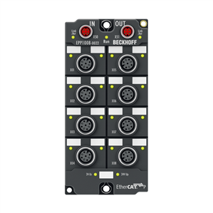 Beckhoff EPP1008-0022 EtherCAT P Box, 8-channel digital input, 24 V DC, 3 ms, M12 Turkiye