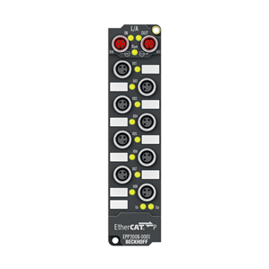 Beckhoff EPP2008-0001 EtherCAT P Box, 8-channel digital output, 24 V DC, 05 A, M8