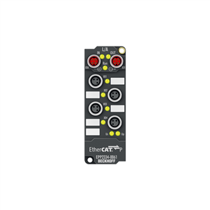 Beckhoff EPP2334-0061 EtherCAT P Box, 4-channel digital combi, 24 V DC, 10 µs, 05 A, M8
