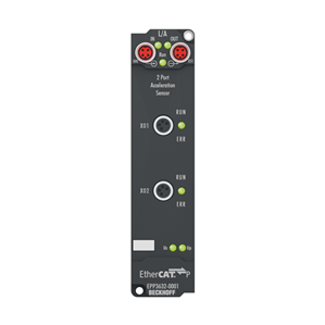 Beckhoff EPP3632-0001 EtherCAT P Box, 2-channel analog input, IEPE/accelerometer, 16 bit, 50 ksps, M8 Turkiye