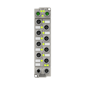 Beckhoff ER1018-0001 EtherCAT Box, 8-channel digital input, 24 V DC, 10 µs, M8, zinc die-cast Turkiye