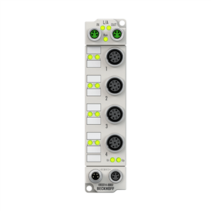 Beckhoff ER3314-0002 EtherCAT Box, 4-channel analog input, temperature, thermocouple, 16 bit, M12, zinc die-cast Turkiye
