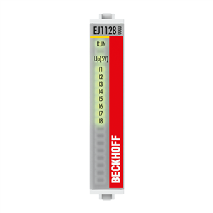 Beckhoff EJ1128 EtherCAT plug-in module, 8-channel digital input, 33 V DC/5 V DC, 005 µs Turkiye