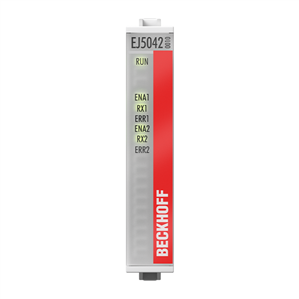 Beckhoff EJ5042-0010 EtherCAT plug-in module, 2-channel encoder interface, BiSS-C, without sensor supply Turkiye