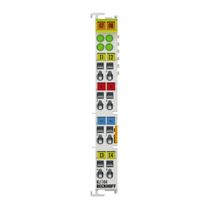 Beckhoff KL1104 Bus Terminal, 4-channel digital input, 24 V DC, 3 ms, 2-/3-wire connection Turkiye