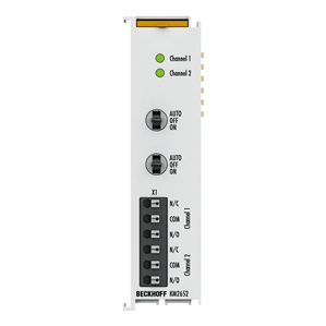Beckhoff KM2652 Bus Terminal module, 2-channel digital output, 230 V AC, 6 A, manual/automatic operation Turkiye
