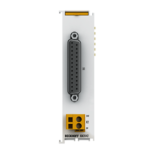 Beckhoff KM2042 Bus Terminal module, 16-channel digital output, 24 V DC, 05 A, D-sub Turkiye